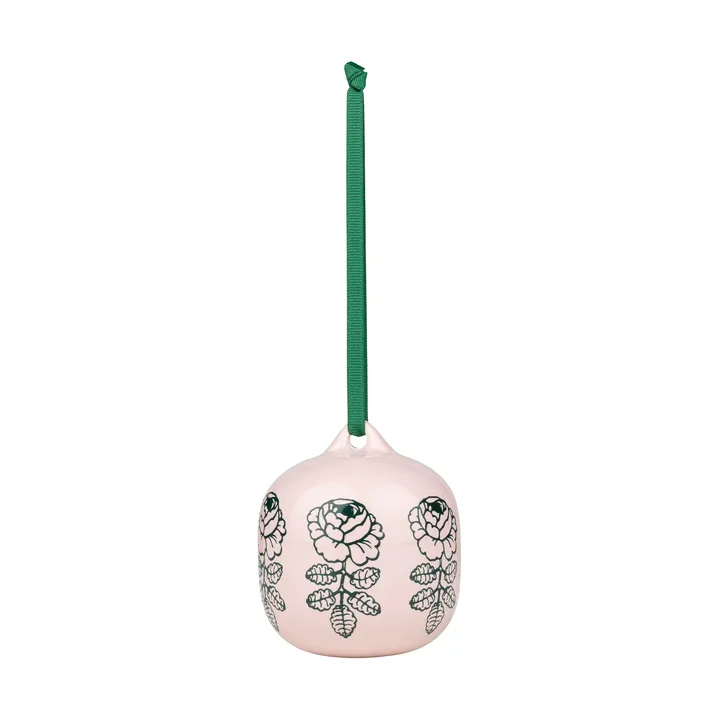 Vihkiruusu dekorationshänge - Rosa, 7x7 cm - Marimekko