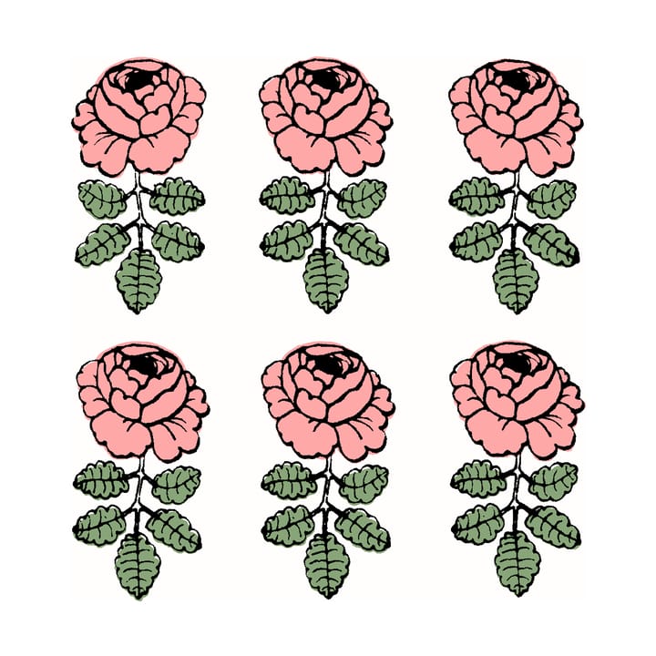 Vihkiruusu servett 33x33 cm 20-pack - Rose - Marimekko