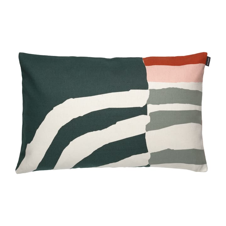 Vuosirenkaat kuddfodral 40x60 cm - Beige-grön-rosa - Marimekko