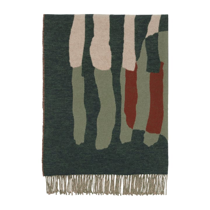 Vuosirenkaat pläd 130x170 cm - Beige-grön-rosa - Marimekko