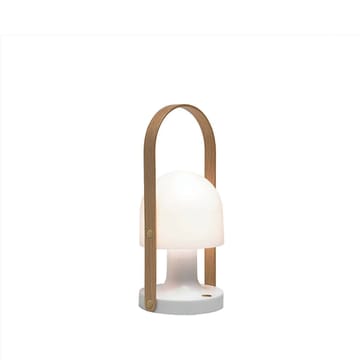 FollowMe bordslampa - white, handtag i ek - Marset