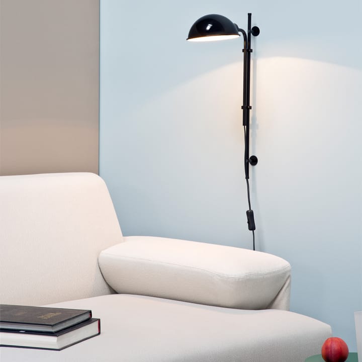 Funiculi vägglampa, black Marset
