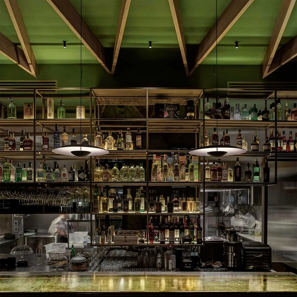 Ginger 32 pendel, wenge, svart upphänge Marset