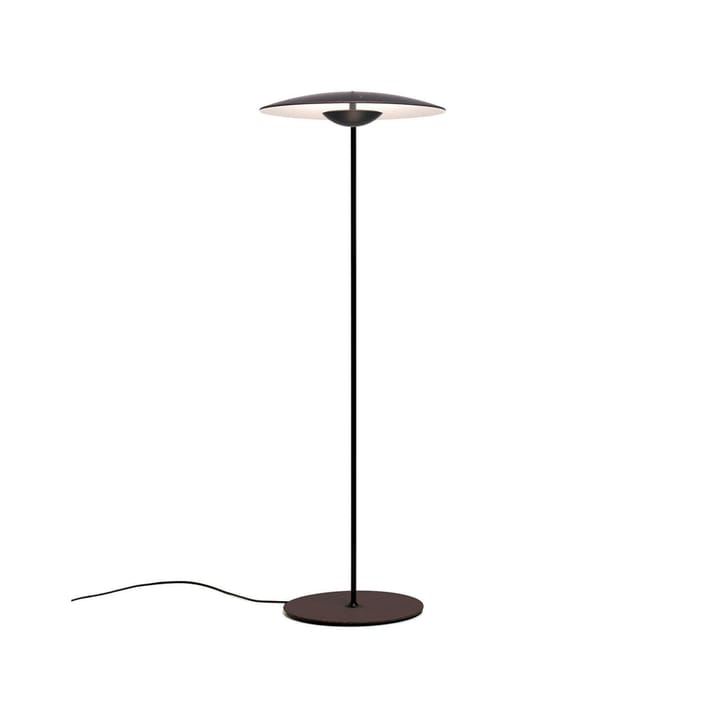 Ginger P golvlampa - wenge, svart stålstativ - Marset