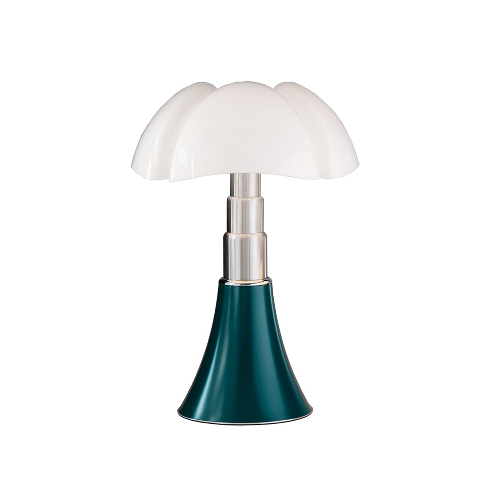 Martinelli Lucé Pipistrello bordslampa agave grön-vit skärm