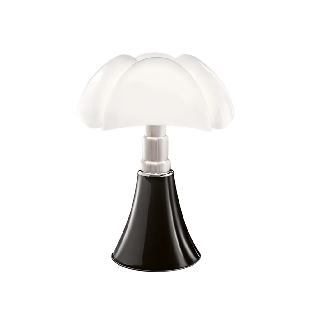Martinelli Lucé Pipistrello bordslampa svart-vit skärm