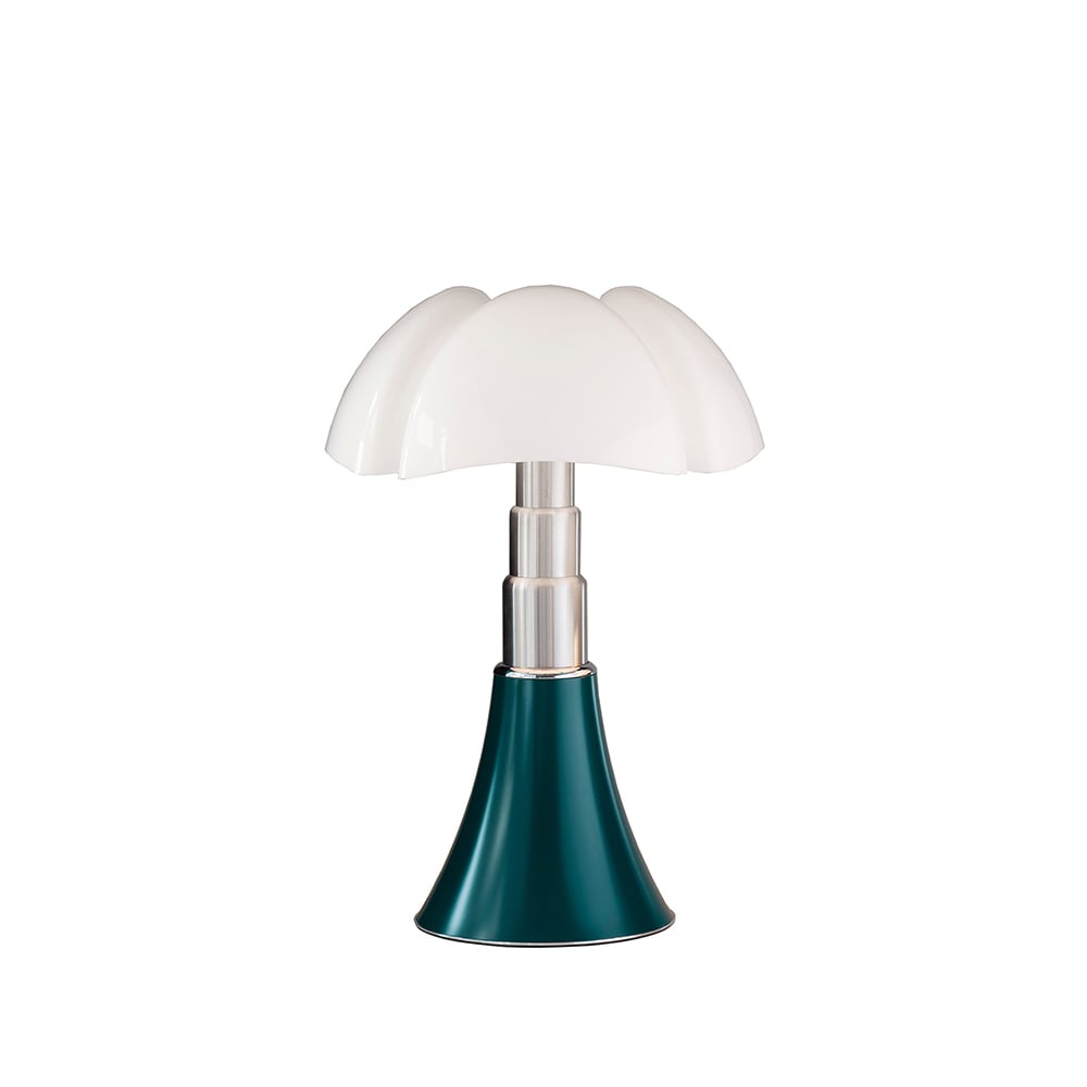 Martinelli Lucé Pipistrello Medium bordslampa agave grön-vit skärm