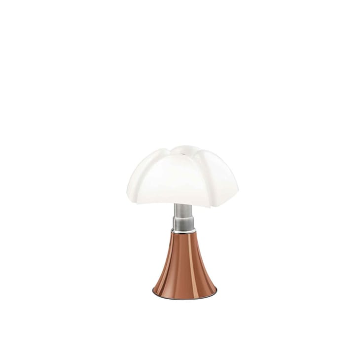 Pipistrello Mini bordslampa - koppar-vit skärm - Martinelli Lucé