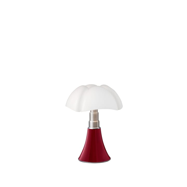 Pipistrello Mini bordslampa - vinröd-vit skärm - Martinelli Lucé