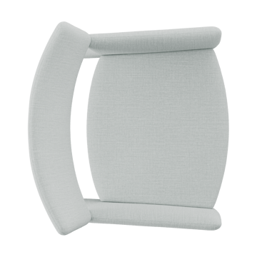 Crown Easy Chair fåtölj - Linara 253 Swedish Grey - Massproductions