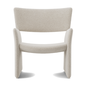 Crown Easy Chair fåtölj - Spiral 21 Chalk - Massproductions