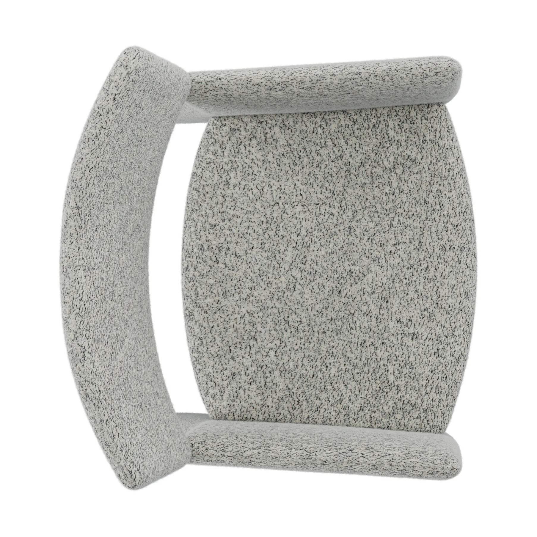 Crown Easy Chair fåtölj, Spiral 23 Monochrome Massproductions