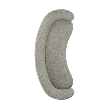 Dandy 3-sits soffa - Black oak - Kirkby Design, Spiral - 23 Monochrome - Massproductions