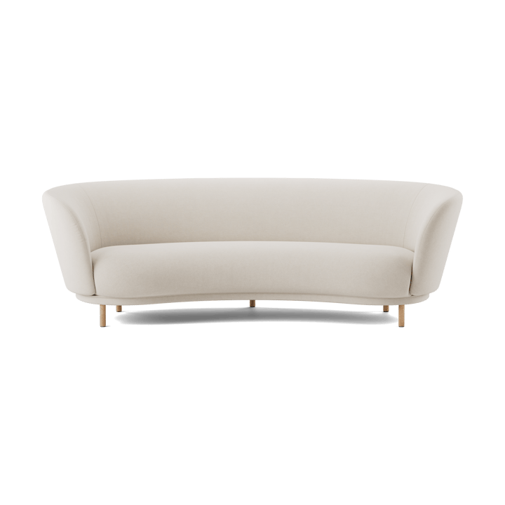 Dandy 3-sits soffa - Natural oak-Linara 05 Porridge - Massproductions