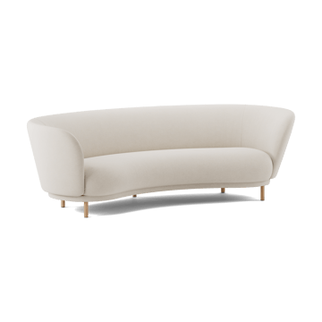 Dandy 3-sits soffa - Natural oak-Linara 05 Porridge - Massproductions