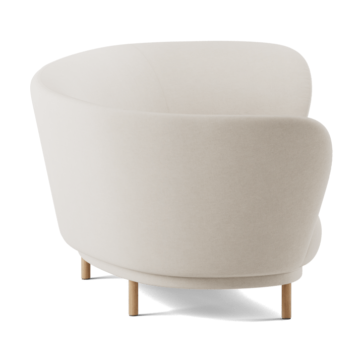 Dandy 3-sits soffa, Natural oak-Linara 05 Porridge Massproductions