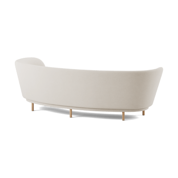 Dandy 3-sits soffa - Natural oak-Linara 05 Porridge - Massproductions