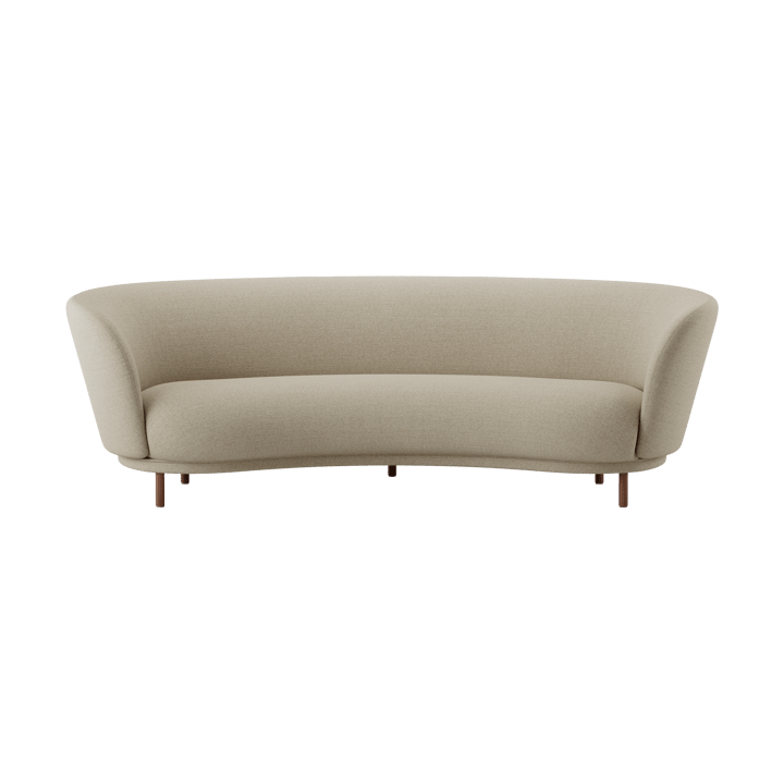 Dandy 3-sits soffa - Walnut-Ecriture 240 - Massproductions