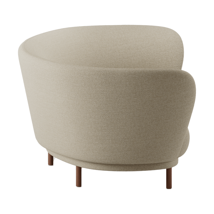 Dandy 3-sits soffa, Walnut-Ecriture 240 Massproductions