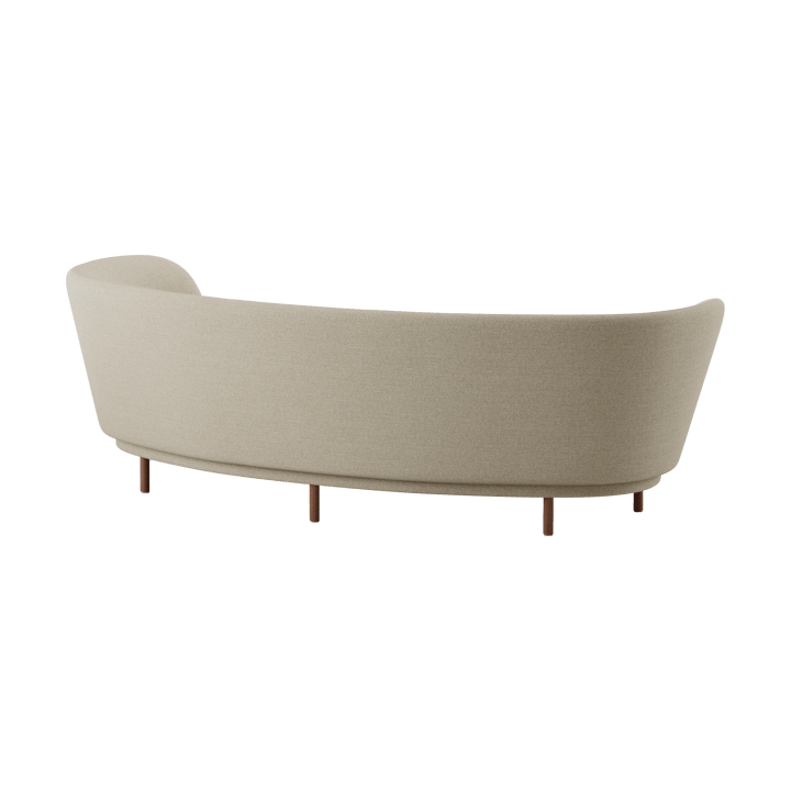 Dandy 3-sits soffa, Walnut-Ecriture 240 Massproductions