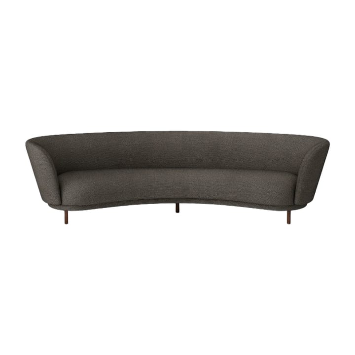 Dandy 4-sits soffa - Sacho Safire 001-valnötsben - Massproductions