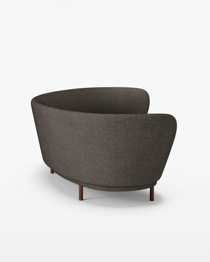Dandy 4-sits soffa, Sacho Safire 001-valnötsben Massproductions