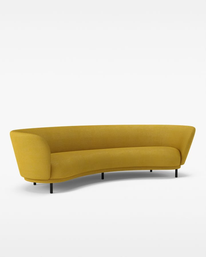Dandy 4-sits soffa, Sacho Safire 017-betsade ekben Massproductions