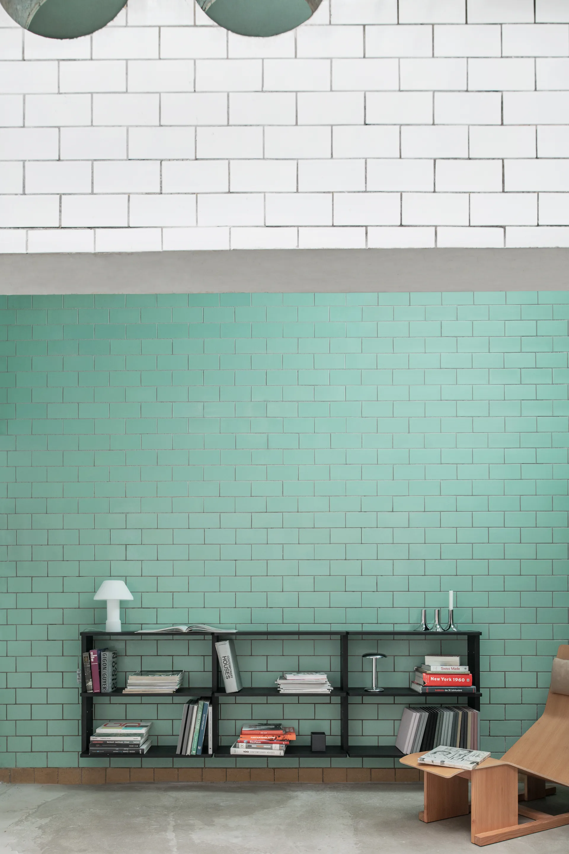 Gridlock Shelf W800 hyllplan, Black stained Ash Massproductions