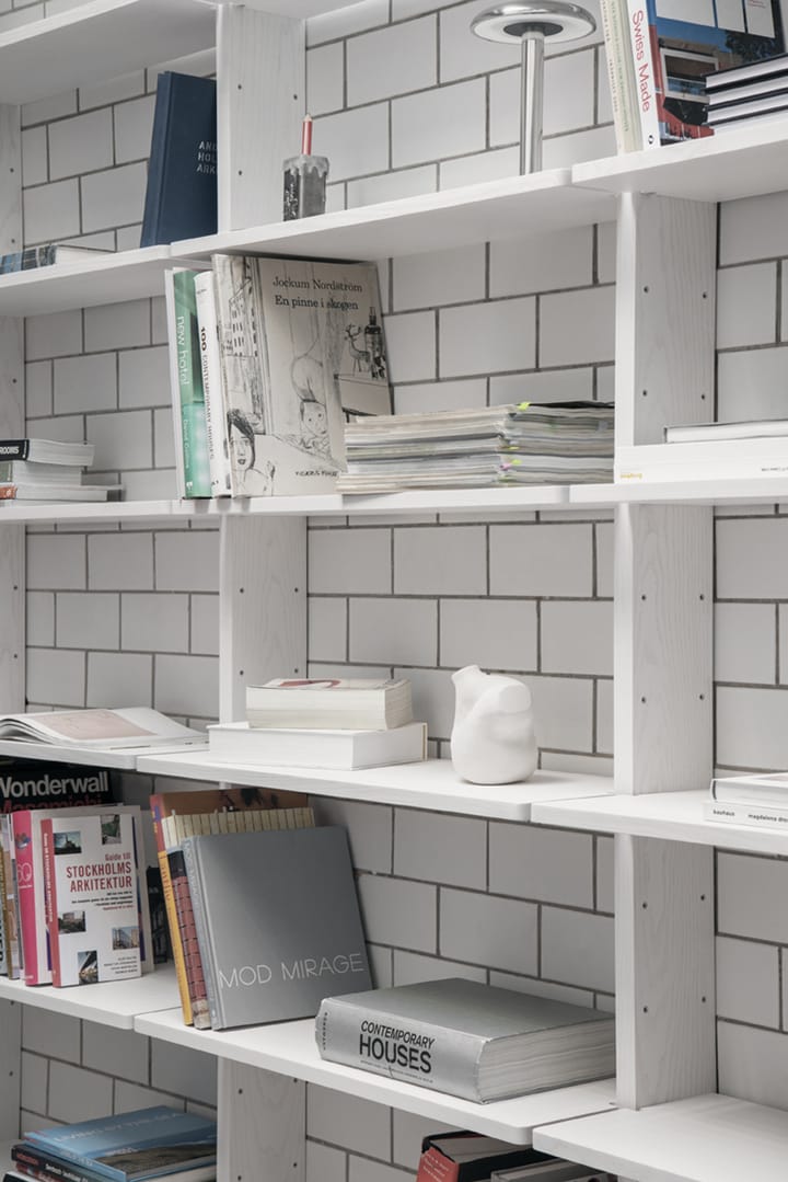 Gridlock Shelf W800 hyllplan, White stained Ash Massproductions