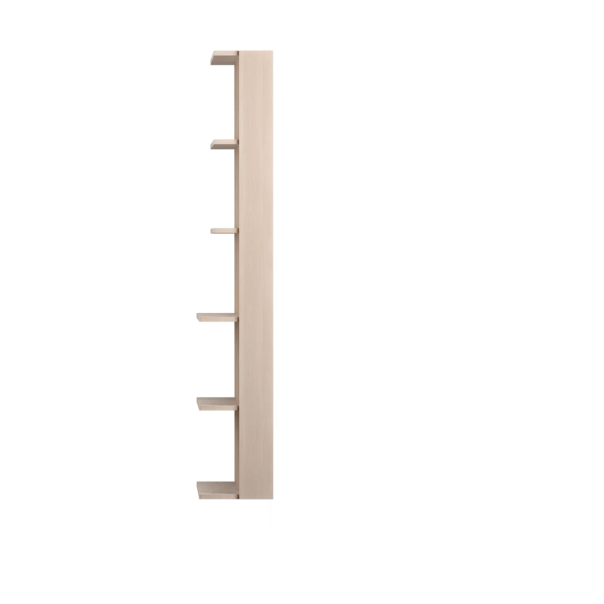 Gridlock - T3-A9-A9 vägghylla, Natural Ash Massproductions