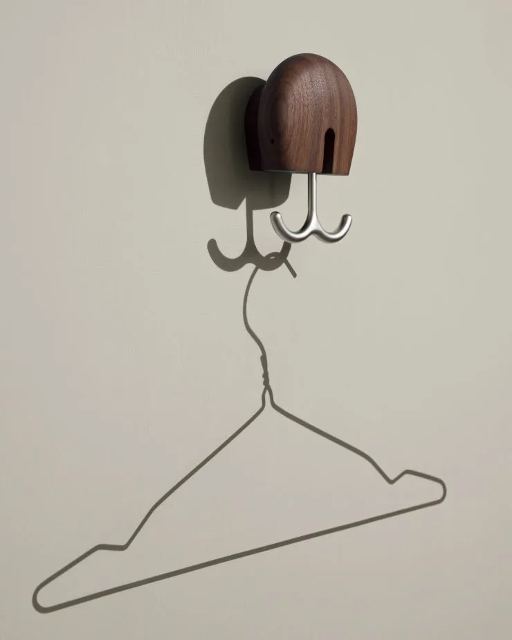 Hercule väggkrok, Oljad valnöt Massproductions