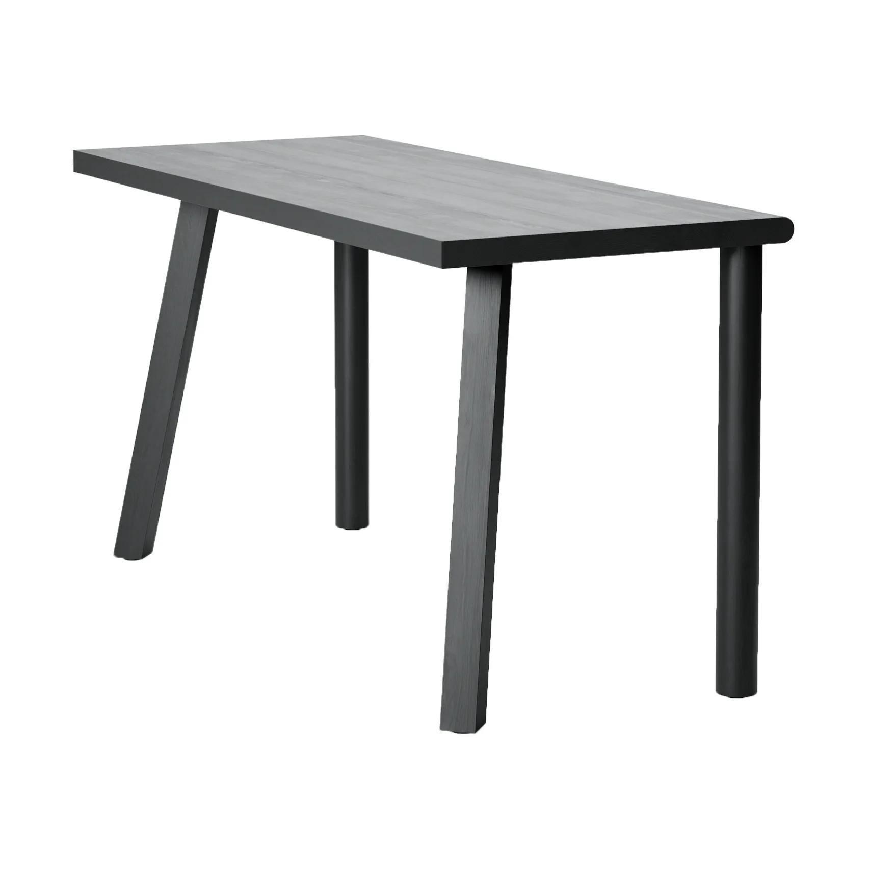 Homework skrivbord 140x60 cm, Svartbetsad ask Massproductions