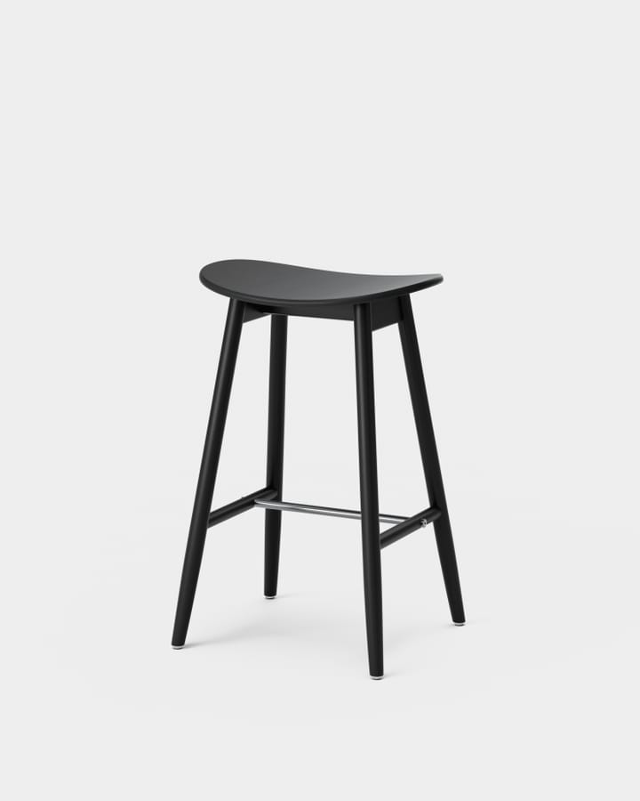 Icha barstol 65 cm, Svartbetsad bok Massproductions