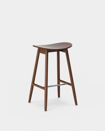 Icha barstol 65 cm - Valnötsbetsad bok - Massproductions