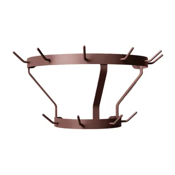 Marcel klädhängare väggmonterad - Wine red - Massproductions