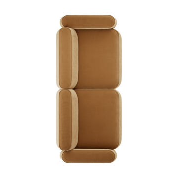Patch 2,5-sits soffa - Atlantis 91 Cumin - Massproductions