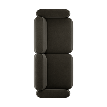 Patch 2,5-sits soffa - Linara 90 Espresso - Massproductions