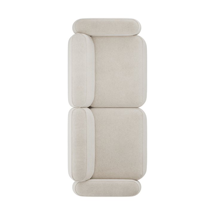 Patch 2,5-sits soffa, Spiral 21 Chalk Massproductions