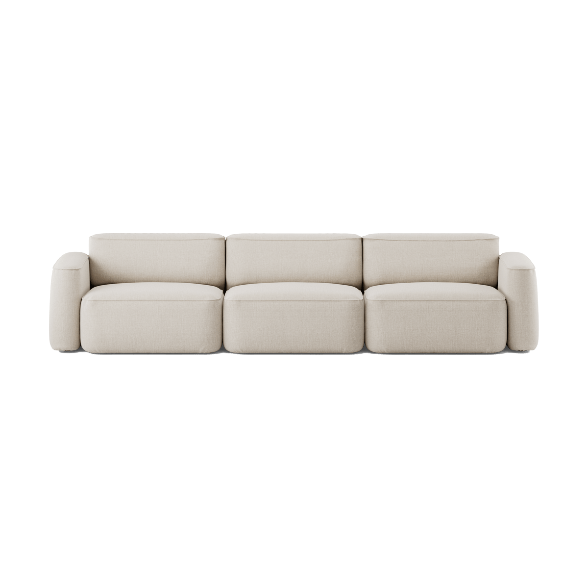 Massproductions Patch 3-sits soffa Linara 05 Porridge