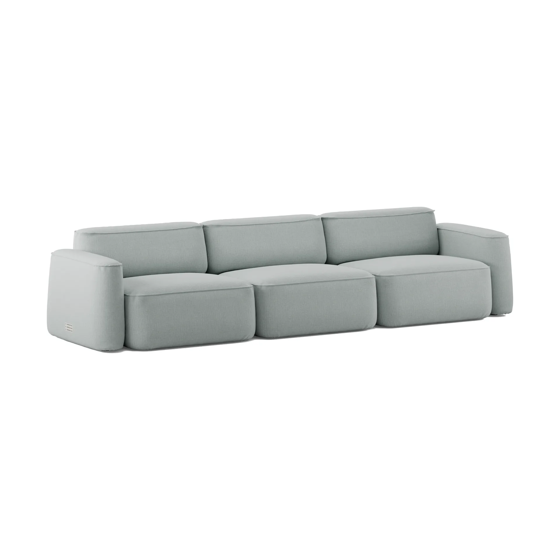 Patch 3-sits soffa, Linara 253 Swedish Grey Massproductions