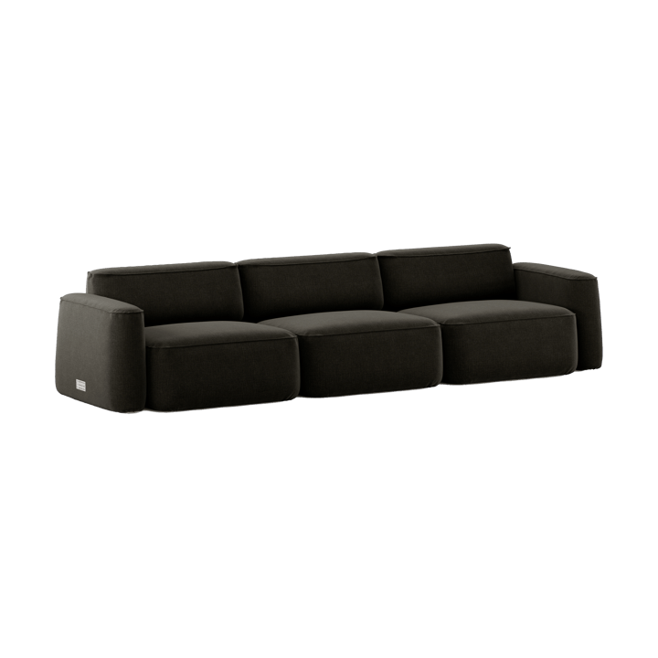 Patch 3-sits soffa, Linara 90 Espresso Massproductions