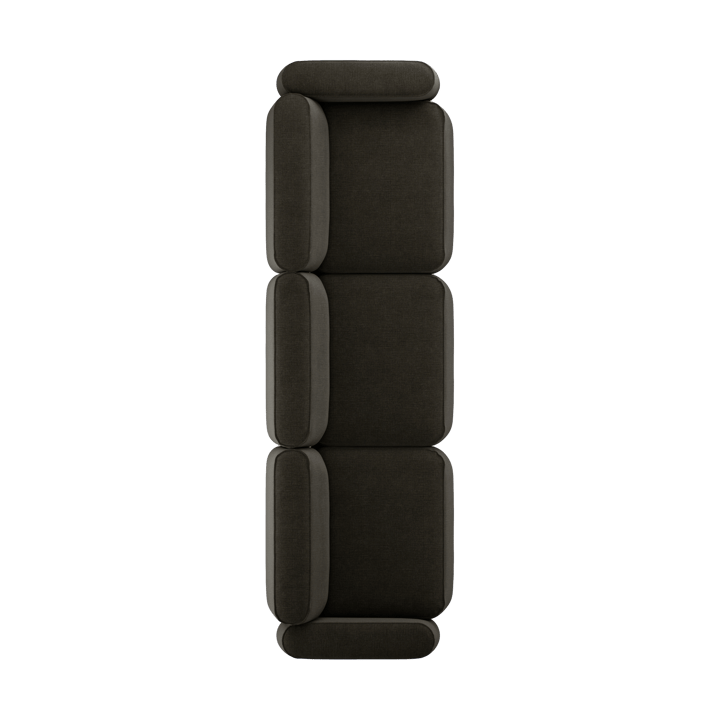 Patch 3-sits soffa, Linara 90 Espresso Massproductions