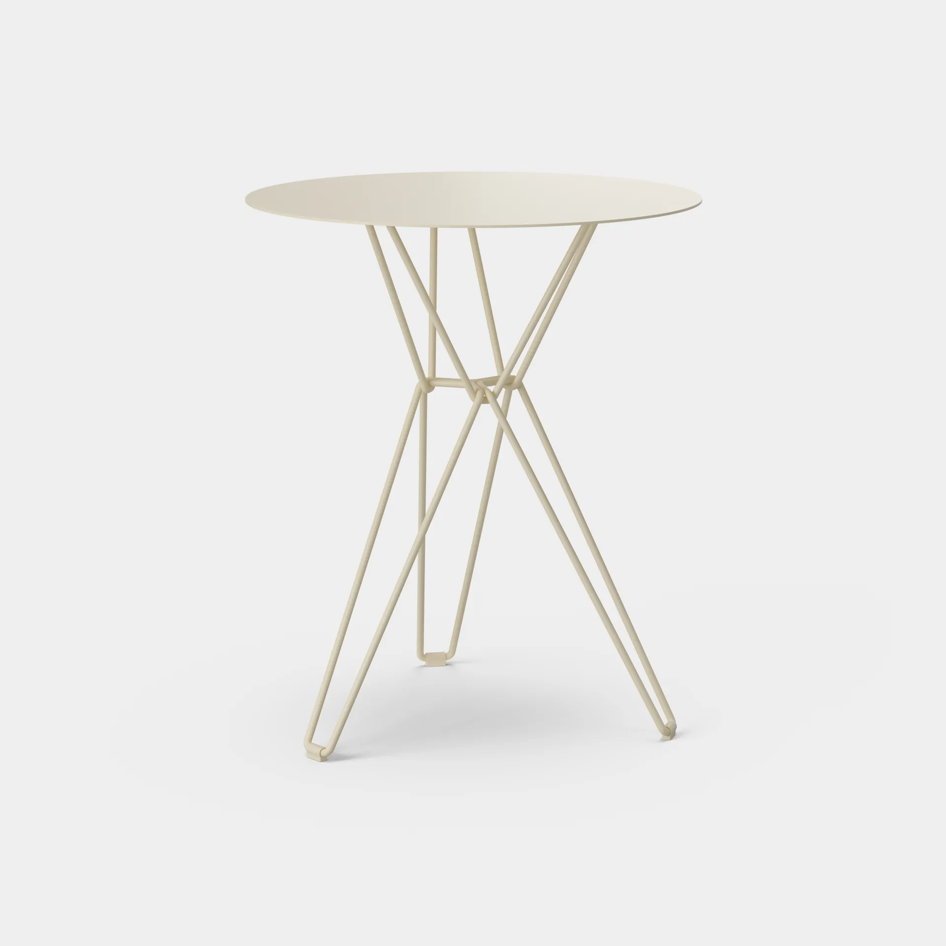 Tio cafébord Ø60 cm, Ivory Massproductions