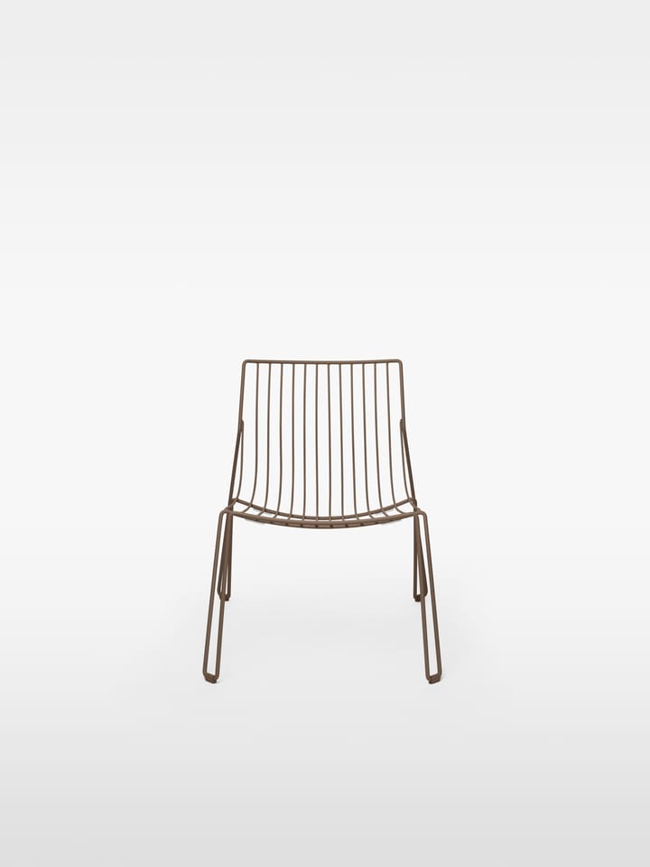 Tio easy chair loungestol, Pale Brown Massproductions