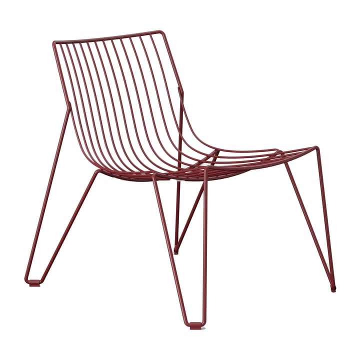 Tio easy chair loungestol - Wine Red - Massproductions