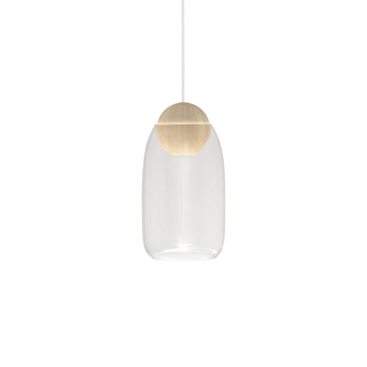 Liuku Ball pendel - transparent, mattlackad lind - Mater