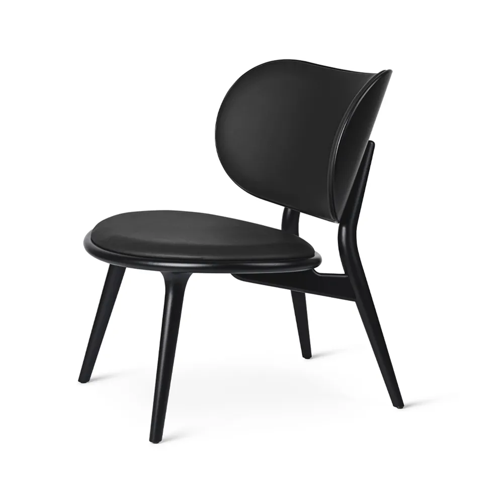 The Lounge Chair loungestol, Black-svartbetstat bokstativ Mater