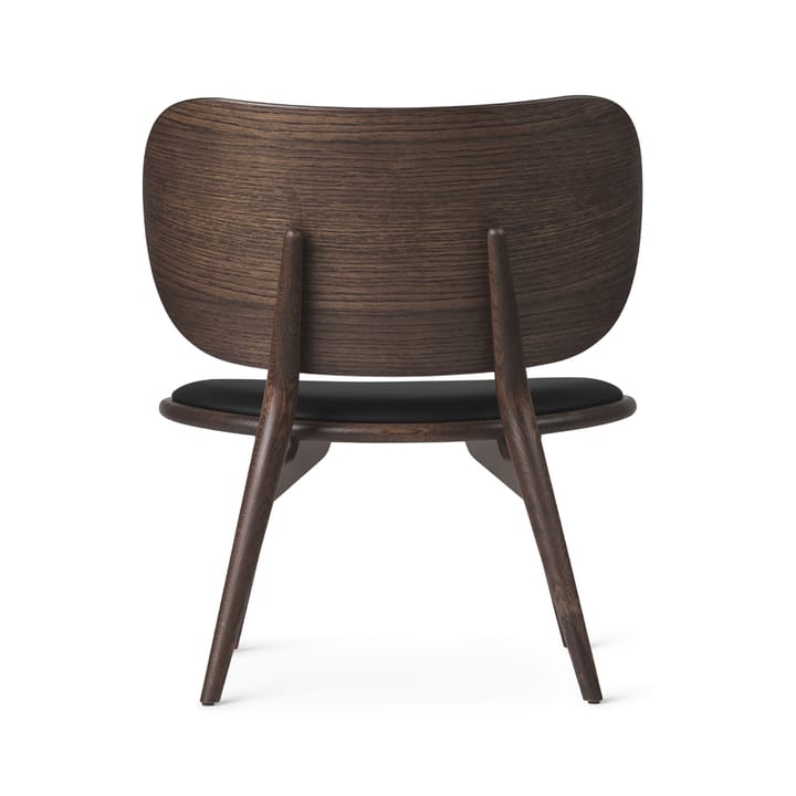The Lounge Chair loungestol, läder black, sirka grey stativ Mater