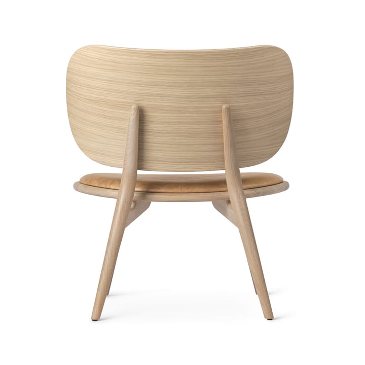 The Lounge Chair loungestol, Natural-mattlackat ekstativ Mater