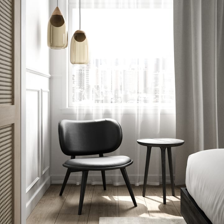 The Lounge Chair loungestol, Natural-mattlackat ekstativ Mater
